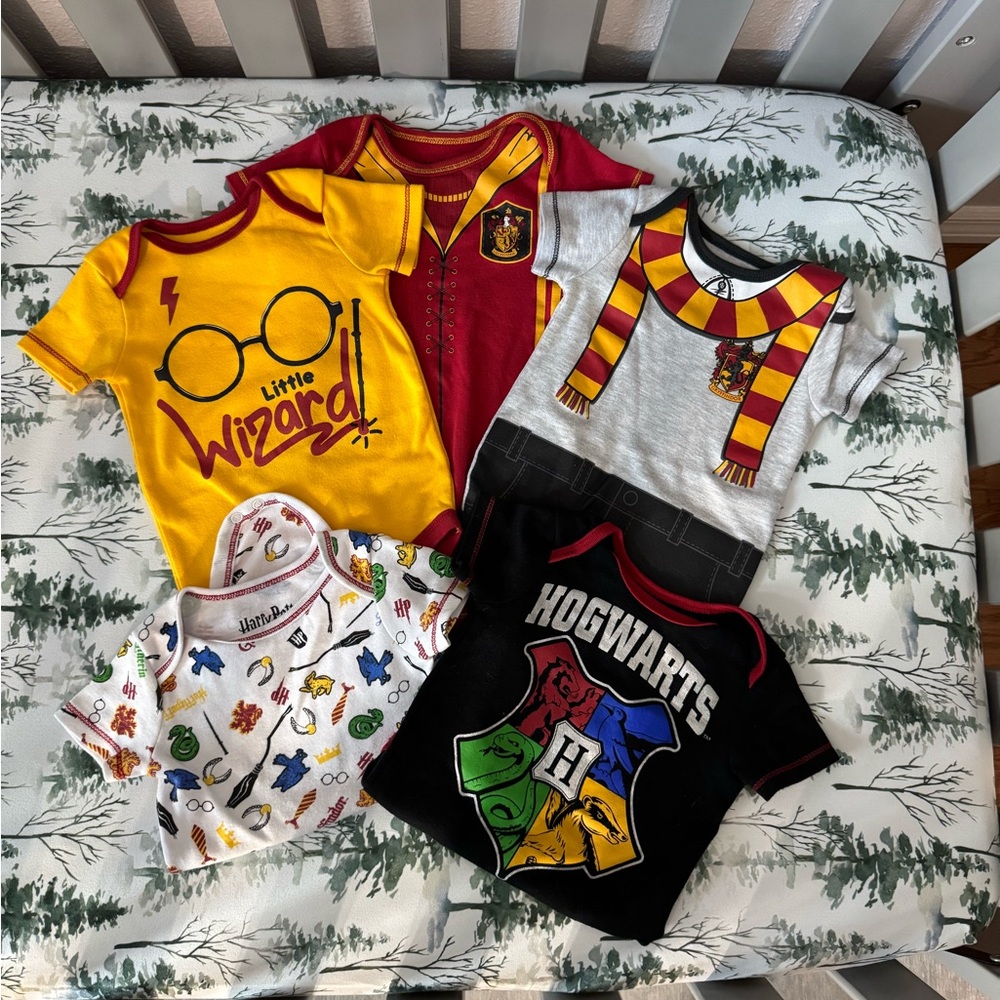 Harry Potter Baby One Pieces Hogwarts Gryffindor Witch Wizard Universal Studios